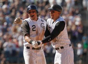 Happier times in the Rockies with a healthy Tulo & CarGo, but now both may be out the rest of 2014