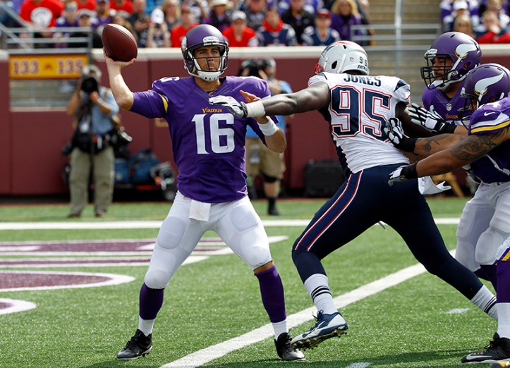 Chandler Jones was all over Matt Cassel like Elvis on a pound of bacon this Sunday.